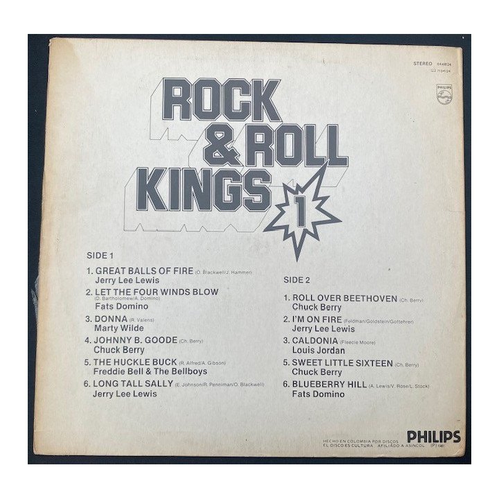 Rock & roll kings 1 - Colombia 1981 reverso