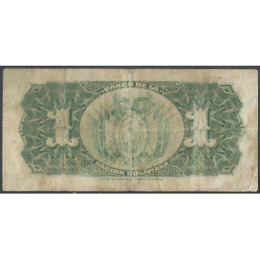 Bolivia, 1 Boliviano ND1929 Serie C2 P112