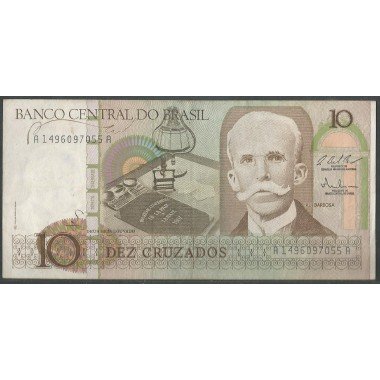 Brasil, 10 Cruzados ND1987 P209b