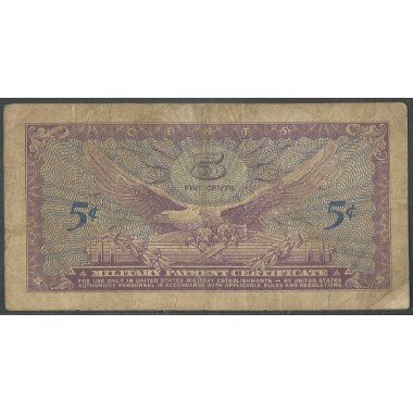 Estados Unidos - MPC, 5 Cents Serie 641 ND1965 PM57a