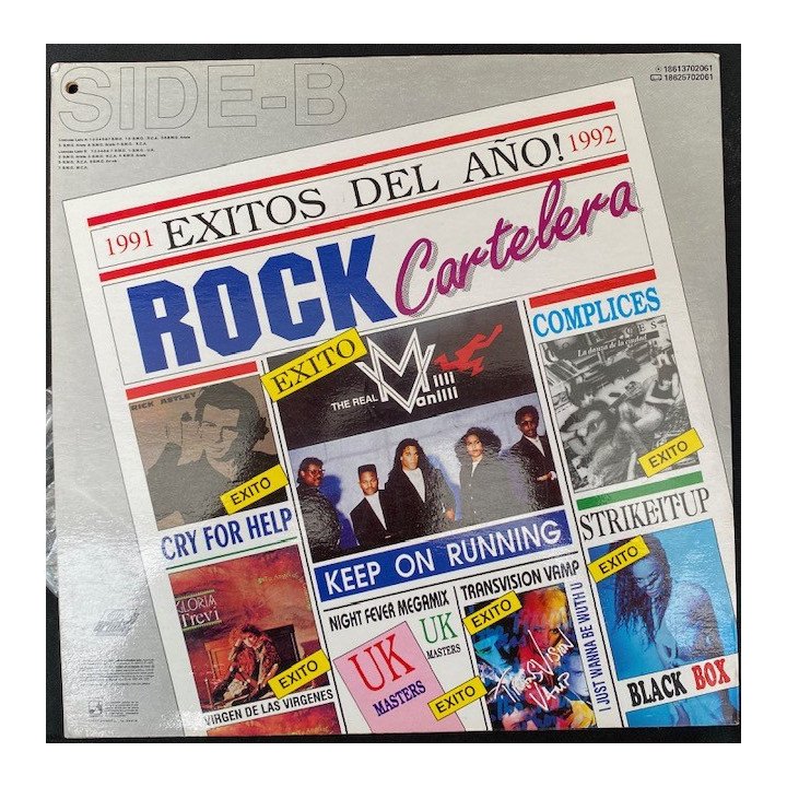 Rock cartelera 1991-1992 - Colombia 1991 reverso