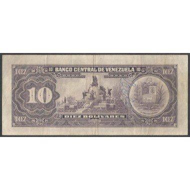 Venezuela, 10 Bolivares 18 Mar 1986 D8 P61a