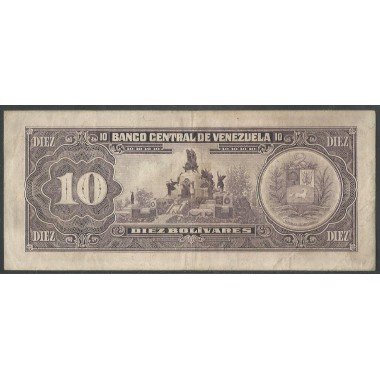 Venezuela, 10 Bolivares 18 Mar 1986 E8 P61a