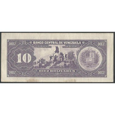 Venezuela, 10 Bolivares 5 Jun 1995 R8 Dig P61d
