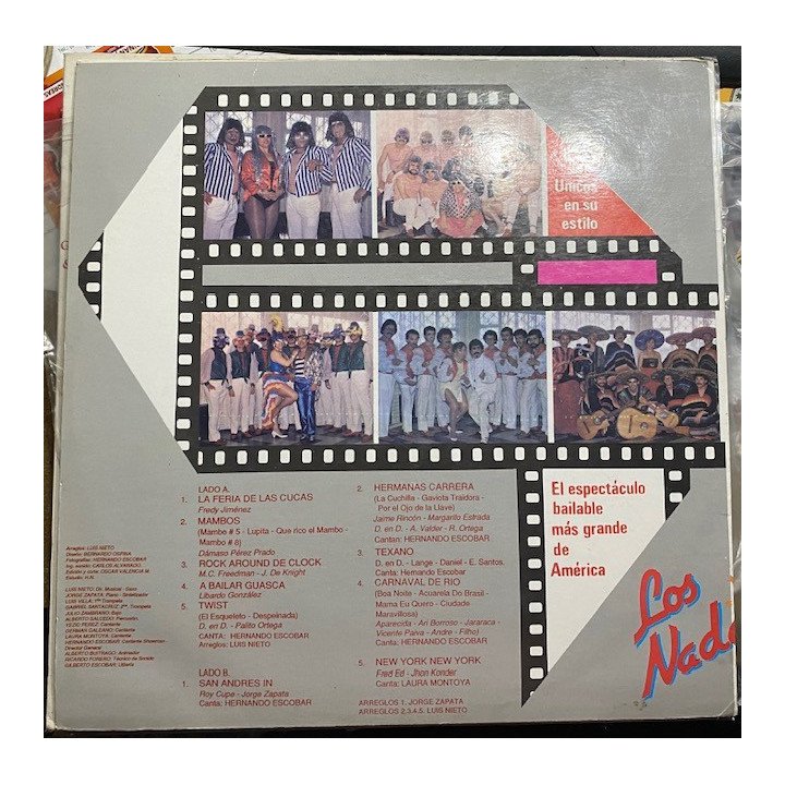 Los nada que ver Supershow - Colombia 1988 reverso