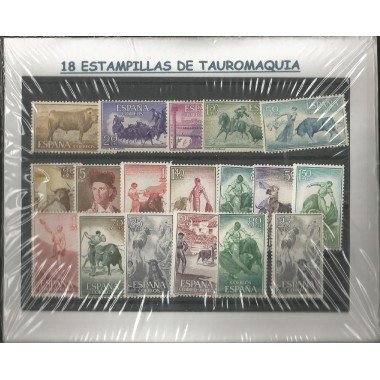 Tauromaquia, 18 Estampillas...
