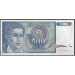 Yugoeslavia 500 Dinara 1 Mar 1990 P106