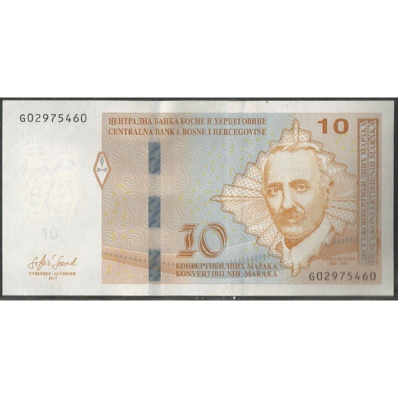 Bosnia & Herzegovina, 10 Markka Convertible 2017 P81b