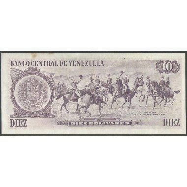 Venezuela, 10 Bolivares 6 Oct 1981 C 7 Dig P60a