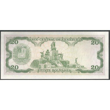 Venezuela, 20 Bolivares 5 Jun 1995 B 8 Dig P63e