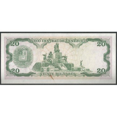 Venezuela, 20 Bolivares 5 Jun 1995 C 8 Dig P63e