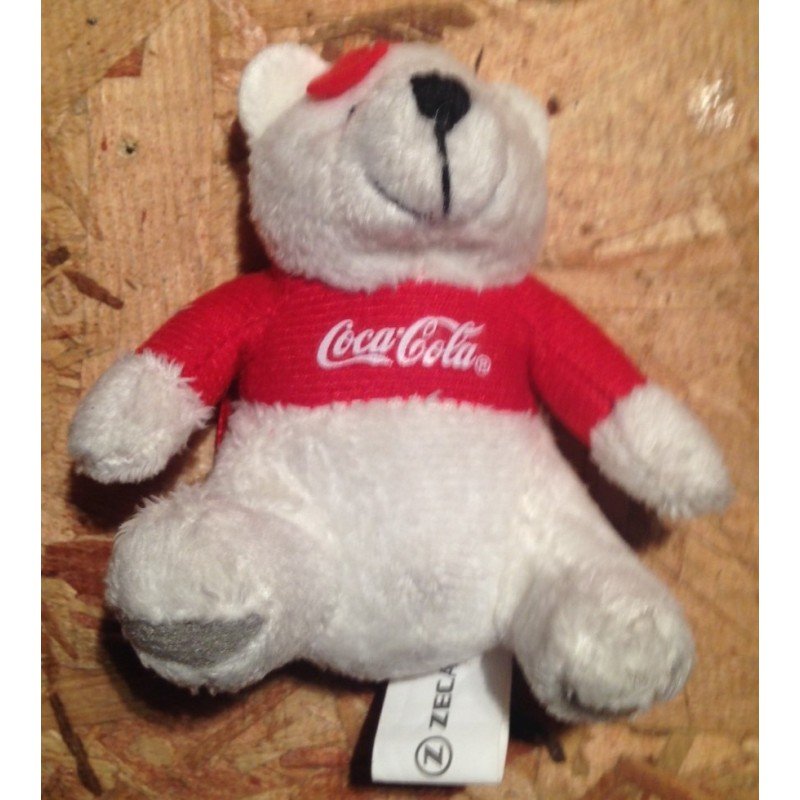Oso Coca-Cola Bufanda Roja 9 cm X 12 cm X 6 cm