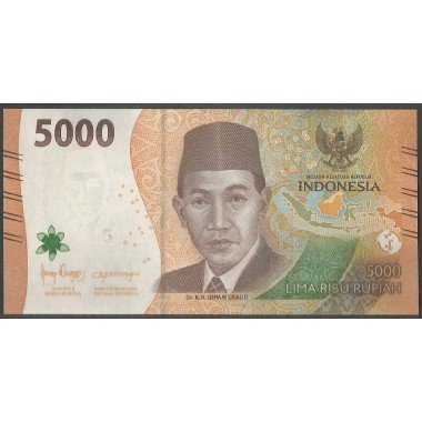 Indonesia, 5.000 Rupias 2022 P164a