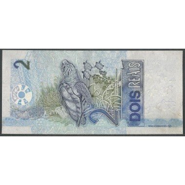 Brasil, 2 Reales ND2001- Firma 42 C P249f