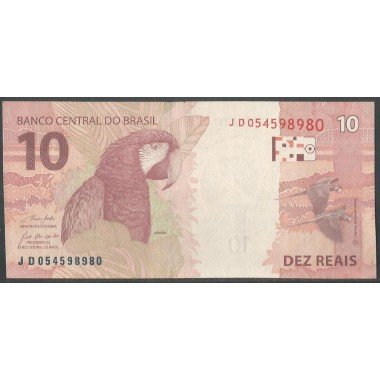 Brasil, 10 Reales 2010 J P254e