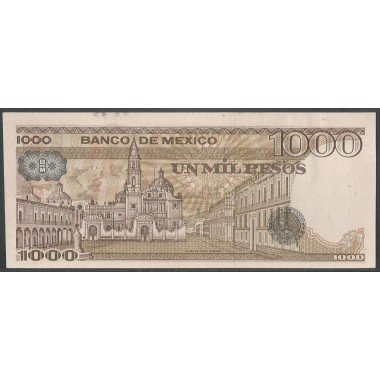 Mexico, 1000 Pesos 7 Ago 1984 Serie VF P80b