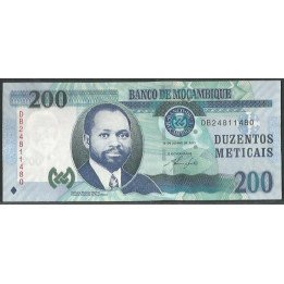 Mozambique 200 Meticais 16 Jun 2011 P152a