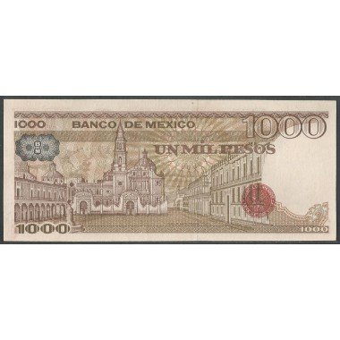 Mexico, 1000 Pesos 13 May 1983 Serie UJ P80a