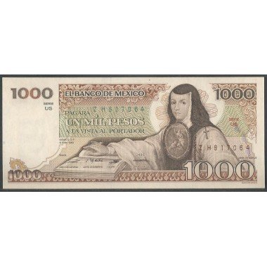 Mexico, 1000 Pesos 13 May 1983 Serie US P80a