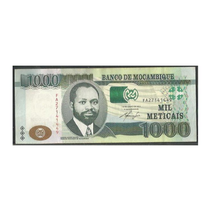 Mozambique 1.000 Meticais 16 Jun 2011 P154a