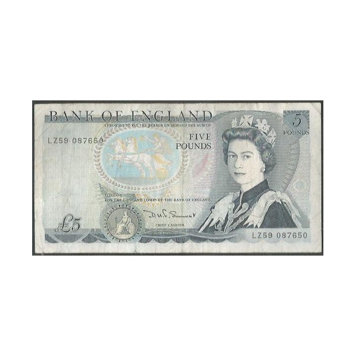 Inglaterra 5 Pounds ND1980-7 P378c