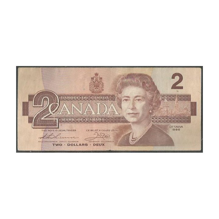 Canada 2 Dollars 1986 P94b