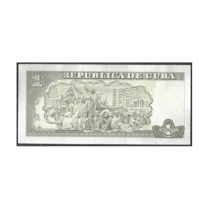 Cuba 1 Peso 2010 P128e reverso