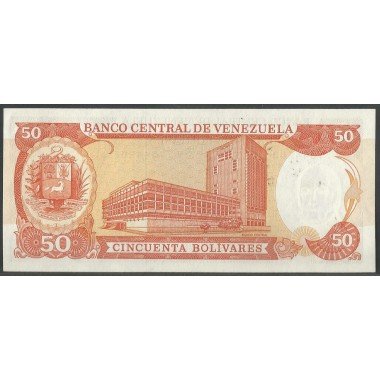 Venezuela, 50 Bolivares 13 Oct 1998 V 8 Dig P65g