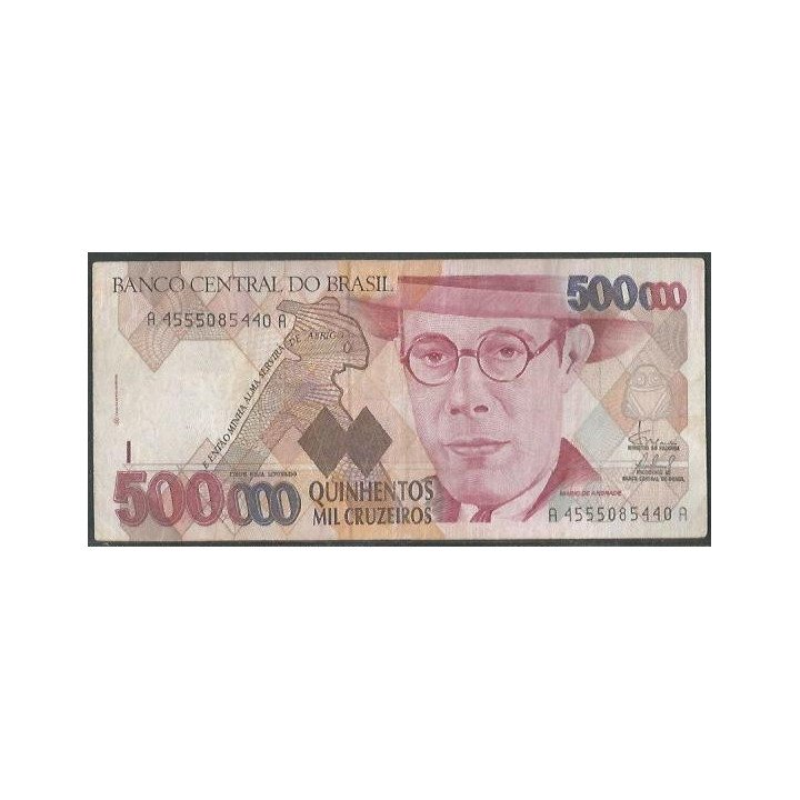 Brasil 500.000 Cruzeiros ND1993 Firma 32 P236c