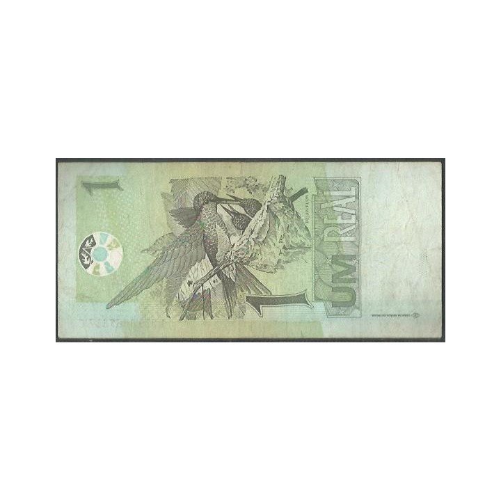 Brasil 1 Real ND2003 P251a reverso