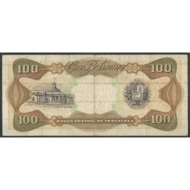 Venezuela, 100 Bolivares 12 May 1992 D 8 Dig P66d