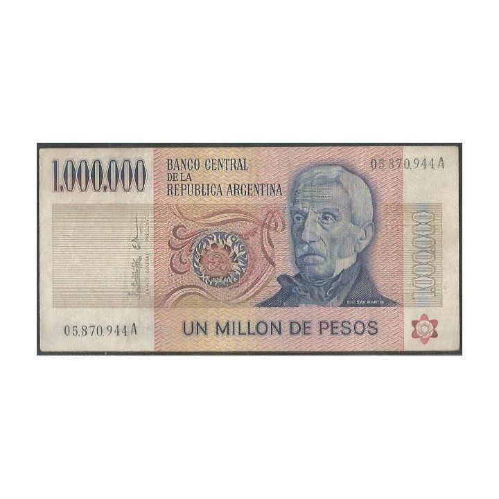 Argentina 1.000.000 Pesos ND1981-83 Serie A P310