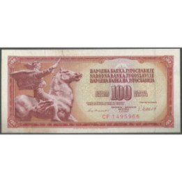 Yugoeslavia 100 Dinara 9 Nov 1981 P90b