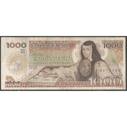 Mexico 1.000 Pesos 30 Oct 1984 Serie WE P81