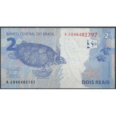 Brasil, 2 Reales 2010 A P252a