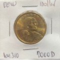 Estados Unidos 1 Dollar Sacagawea 2000-8 KM310