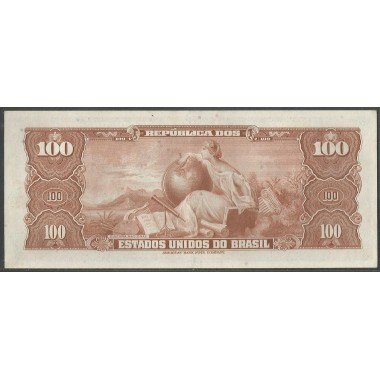 Brasil, 100 Cruzeiros ND1964 Firma 13  P170b