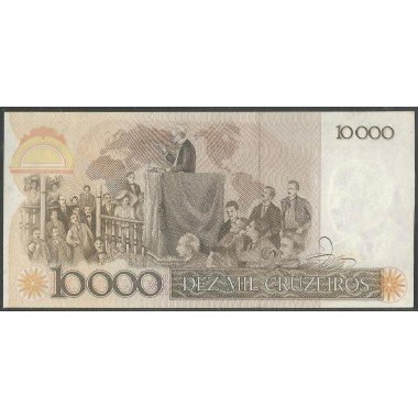 Brasil, 10 Cruzados ND1986 Firma 23  P206
