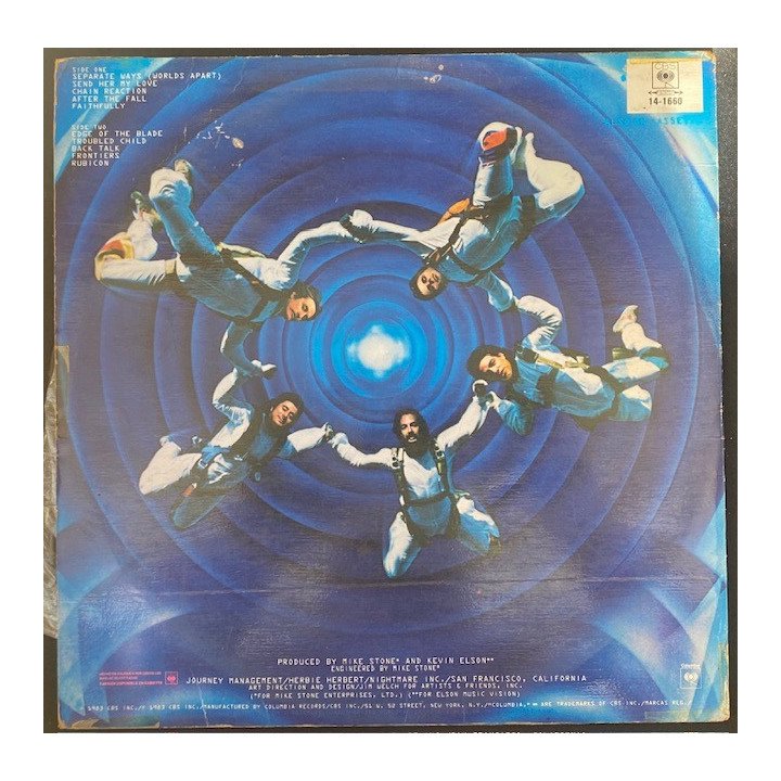Journey Frontiers - Colombia 1983 reverso