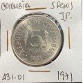Colombia 5 Pesos 1971, VI Juegos Panamericanos JER431