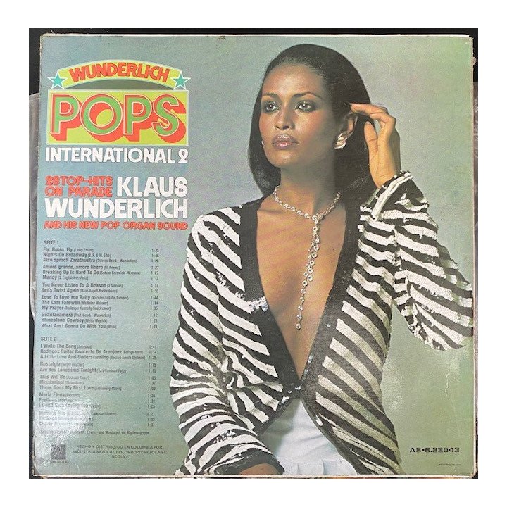 Klaus Wunderlich Pops International 2 - Colombia reverso