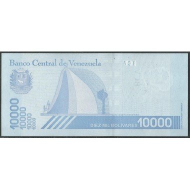 Venezuela, 10.000 Bolivares 22 Ene 2019 A8 Dig P109b