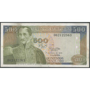 Billete de 500 Pesos 1 Abr 1979 BGW390