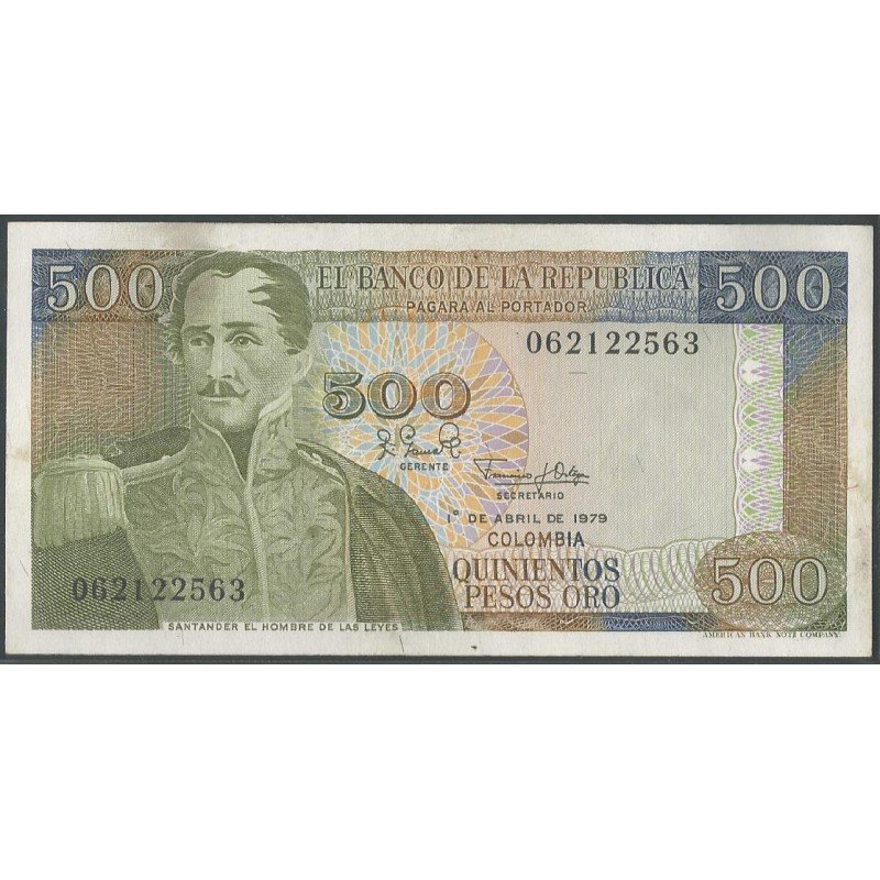 Billete de 500 Pesos 1 Abr 1979 BGW390