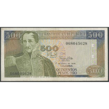 Billete de 500 Pesos 1 Abr 1979 BGW390