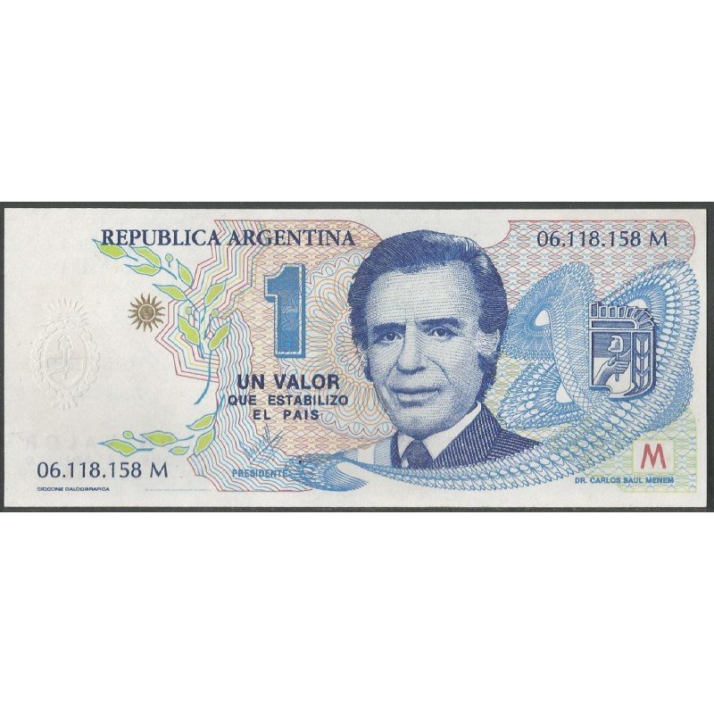 Argentina - Menem, 1 Valor 1989-1995