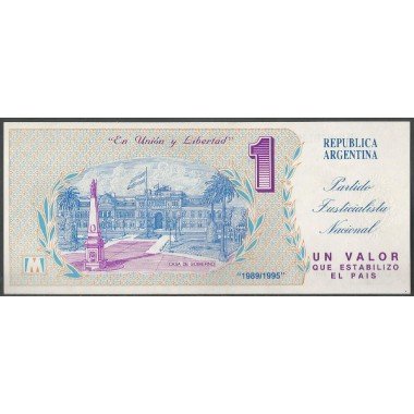 Argentina - Menem, 1 Valor 1989-1995