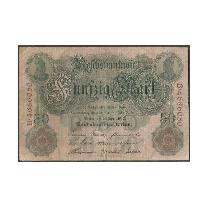 Alemania 50 Mark 21 Abr 1910 P41