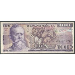 Mexico 100 Pesos 25 Mar 1982 Serie US P74c