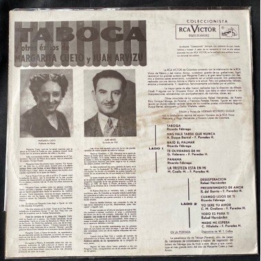 Margarita Cueto - Juan Arvizu - Taboga y otrasColombia